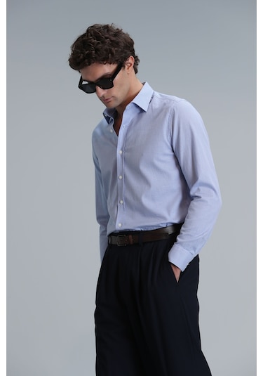 Lufian Menar Erkek Basic Gömlek Comfort Fit Mavi Mavi 111010615100300 Mavi Lufian Menar Erkek Basic Gömlek Comfort Fit Mavi Mavi 111010615100300 Mavi