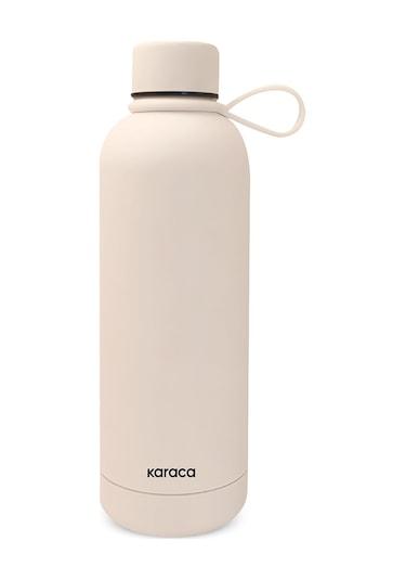Karaca Aly Soft Touch Çelik Sızdırmaz Termos 500 Ml Taş Ekru