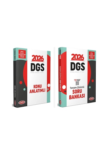 Data 2026 Dgs Konu Anlatımlı Soru Bankası Seti 2 Kitap Data Yayınları