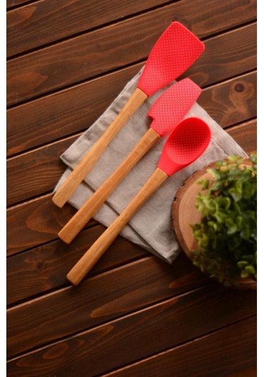 Bambum Bolly - 3'lü Spatula Seti Büyük