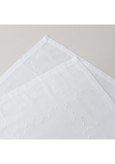 Linens Petunıa 45x45 Cm 2'li Peçete Kırık Beyaz Kırık Beyaz