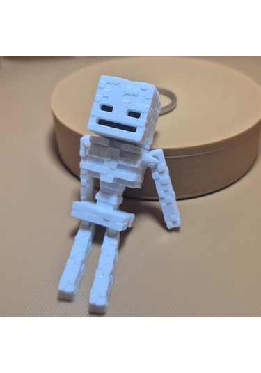 3dfuryam Minecraft Hareketli Skeleton Anahtarlık