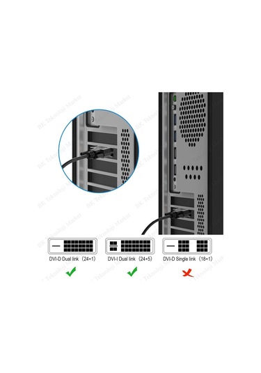 Yüksek Kalite 3 Metre Dvi To Dvi 24+1 Görüntü Kablosu
