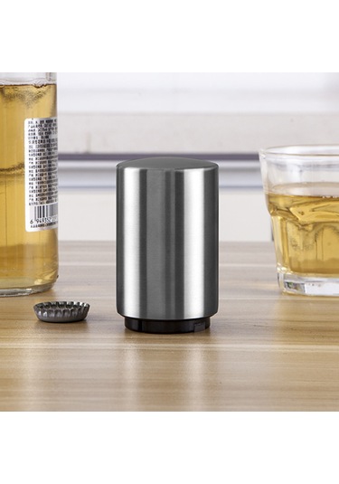 Youtek Stainless Çelik Manyetik Pıhtı Açıcı: Hızlı Kullanimlı, Evde Güneşik Bira Kapağı Açma Aracı Gümüş