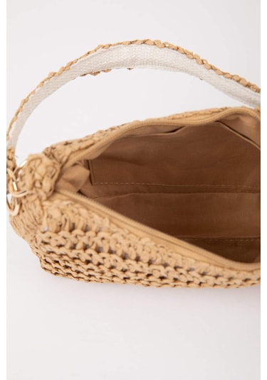 Defacto Kadın Hasır El Çantası B9034axnsbg311 Bej