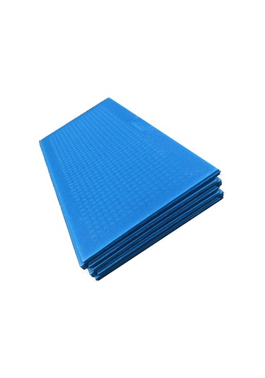 Homyl Katlanır Koltuk Pedi Taşınabilir Katlanmış Oturma Mavi Mavi