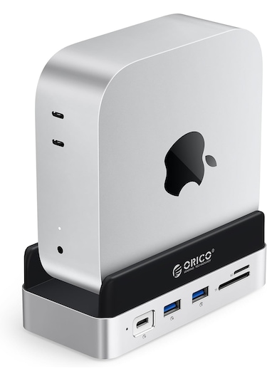 Orico Vs10 Mac Mini 10in1 Dikey Bağlantı Docking Station - M.2 Nvme,hdmı,2.5g Lan,10gbps Type-c Usb-a