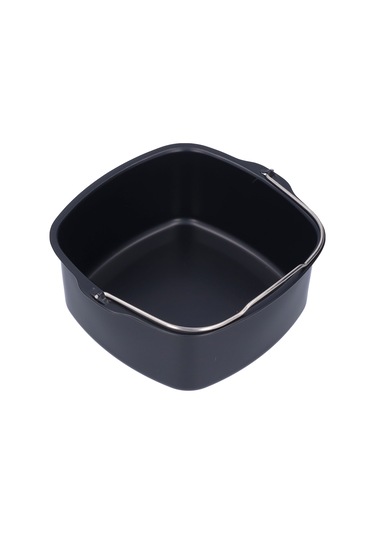 Shineyee 22cm Kare Kek Kalıbı - Hd9925/hd9860/hd9905/01 Hava Fritözü Aksesuarı, Yemek Grubu Demir, Yıkama Makinesine Uygun, Fırın Malzemesi Diğer