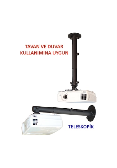 Serend Teleskopik Projeksiyon Askı Aparatı