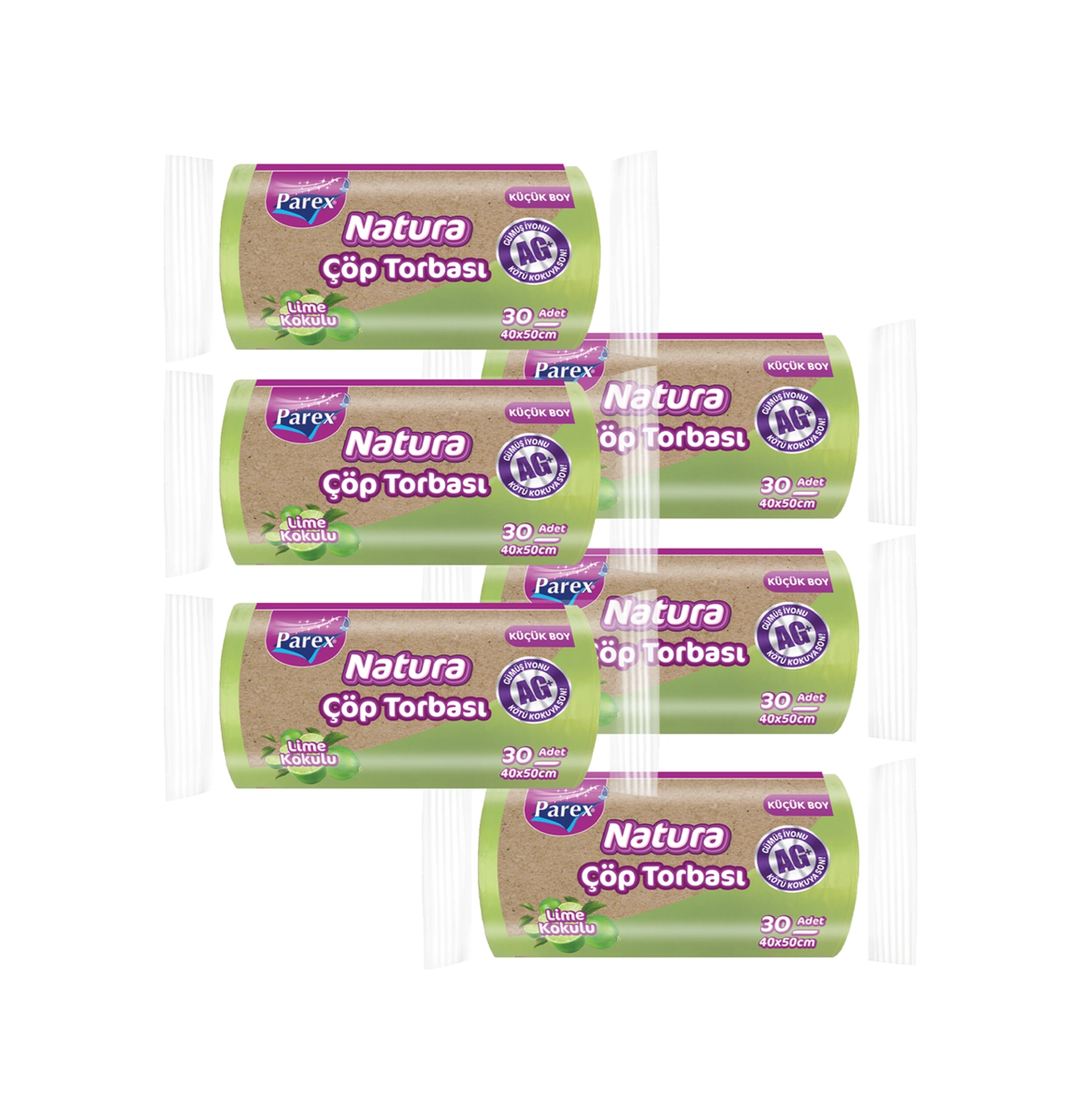 Natura Çöp Torbası Küçük Boy 30'lu 40 X 50 Cm Altılı Paket