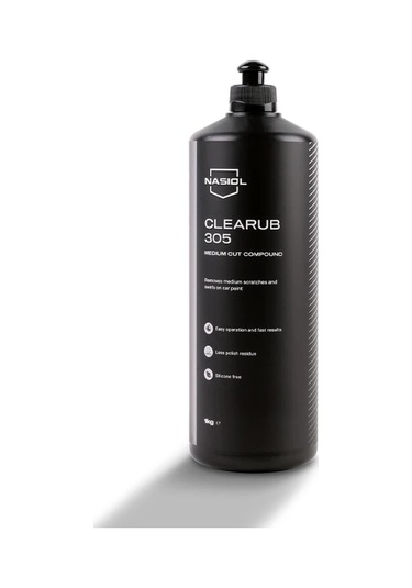 Nasiol Clearub 305 1000g Orta Çizik Giderici Polisaj Pastası