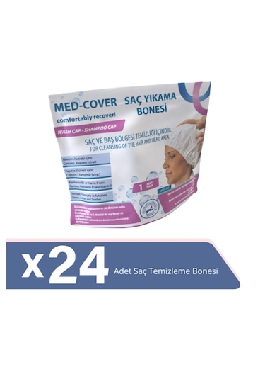 Med-cover Saç Yıkama Bonesi 24 Adet