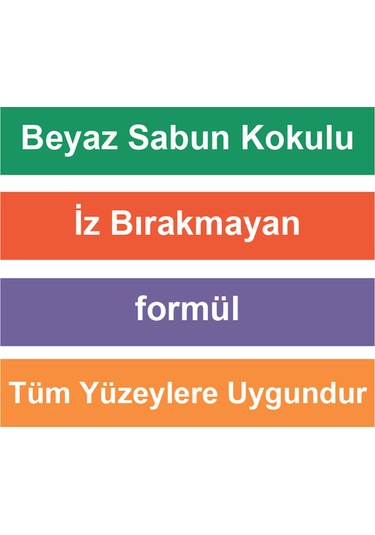 Happy Beyaz Sabun Kokulu Mop Yer Temizlik Havlusu 50'li