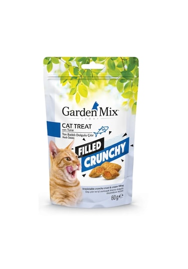 Garden Mix Tavuklu İçi Dolgulu Çıtır Kedi Ödülü 60 G