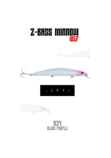 Fujin Z-Bass Minnow 125F 12.5 cm 21 gr Maket Balık