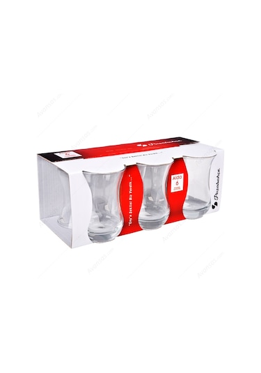 Paşabahçe Aida 6'Lı Çay Bardağı 62511 Şeffaf