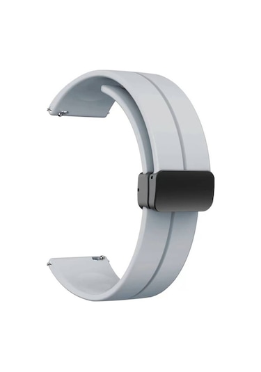 Adige Huawei Watch Gt Runner Kordon Kayış D-buckle Mıknatıslı Silikon 22/jku