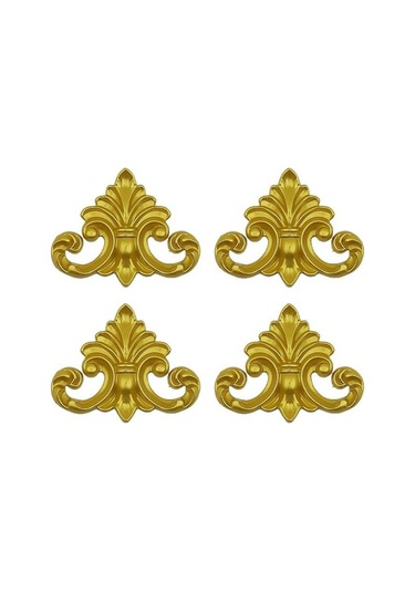 Dekoratif Taç Altın 4'lu Motif Paketi