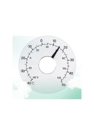 Dış Mekan Termometresi Su Geçirmez Şeffaf Akrilik Doğruluk Seralar Termometre Ev Gereçleri