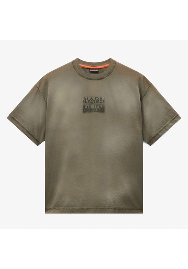 Napapijri Comel Erkek Yeşil T-shirt Np0a88y9g0a1 Yeşil