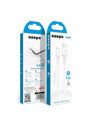 Micro To Usb Kablo 3.4a Uyumlu Hızlı Şarj Ve Data Kablosu 1m - Q6