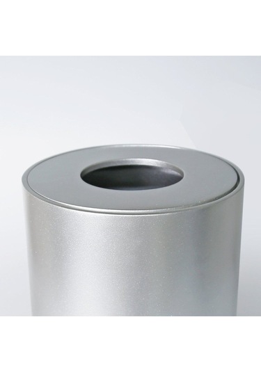 Luxe Büyük Çöp Kovası Gümüş