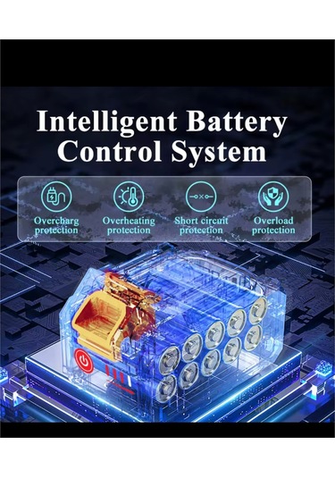 Araç Yıkama Yedek Pil Tüm Akülü Modellere Uyumlu Şarjlı Matkap Yedek Batarya 10 Pili