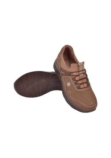 Forelli Comfort Üzeri File Erkek Spor Ayakkabı For-cedric Kum Nubuk-kum Nubuk Kum