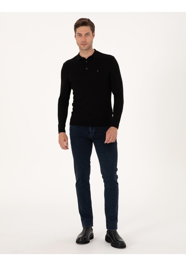 Pierre Cardin Erkek Siyah Kazak /triko 50314189-vr046 Siyah