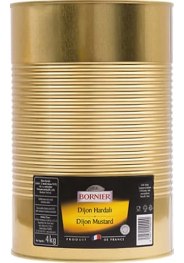 Bornier Dijon Hardalı Teneke 4 KG