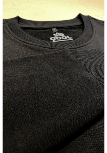 Peace Freedom Özgürlük Yazı Baskılı Siyah Unisex Sweat Baskılı Sweatshirt Siyah