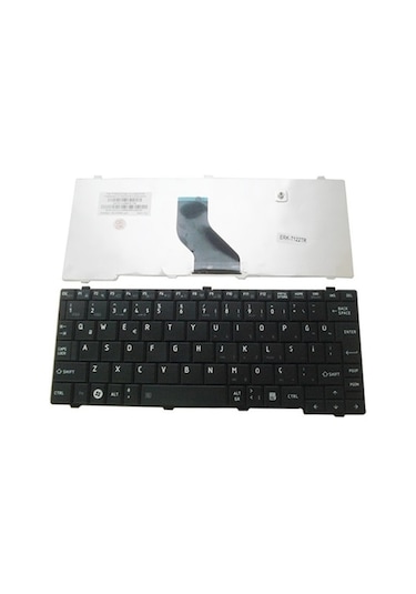 Toshiba Uyumlu Mini NB500 NB520 Notebook Klavye (Siyah TR)