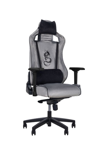 Pro Ayak Uzatmalı Kol Pedli Maximus Gri Oyuncu Koltuğu-1 Gri