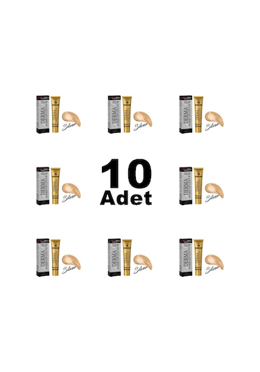 New Well Derma Make Up Yoğun Kapatıcı Fondöten Silver 10 Adet