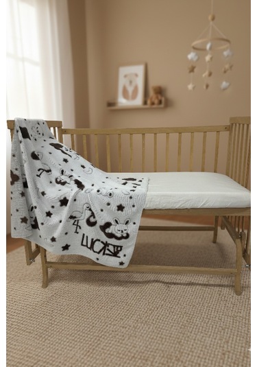 Bunny Peluş Bulut Bebek Battaniyesi - Zt600 Kahverengi