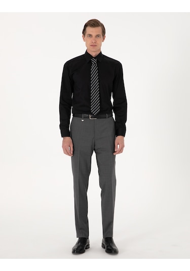 Pierre Cardin Erkek Siyah Gömlek Basic 50305127-vr046 Siyah