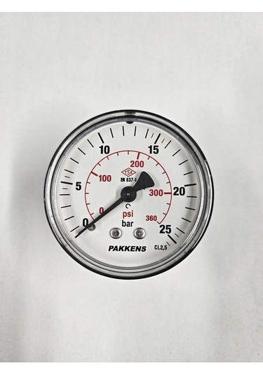 Çap 63 Arkadan 25 Bar Kuru Manometre - Pakkens