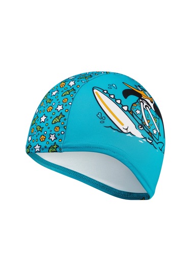 Speedo Speedo Prınted Poly Cap Iu Blue/green 24144 Çok Renkli