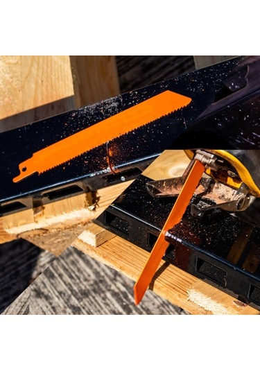 10 Parça Tilki Kuyruğu Testere Bıçakları Ağaç Metal Testere Bıçak