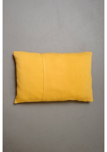 Peraluna Free Pıllow %100 Organik Pamuk Triko Yastık Kılıfı 60x40 Cm Sarı - Sarı