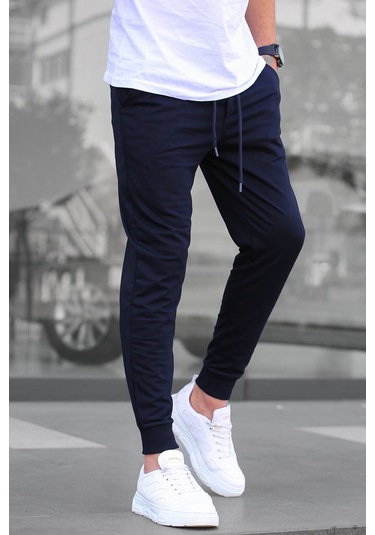 Madmext Madmext Lacivert Paçası Lastikli Erkek Eşofman 4821-lacivert Lacivert