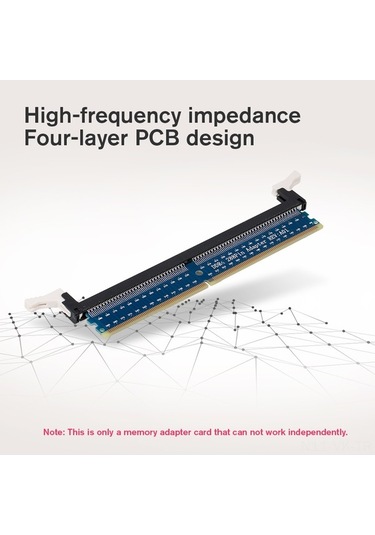 Ebitda Ddr4 Masaüstü Pc Bellek Adaptörü - 288pin, Altın Kontak, Genişletme Kartı