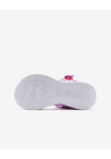 Skechers Flutter Hearts Sandal-blurry Love Büyük Kız Çocuk Pembe Işıklı Sandalet 303110l Pklv Pembe