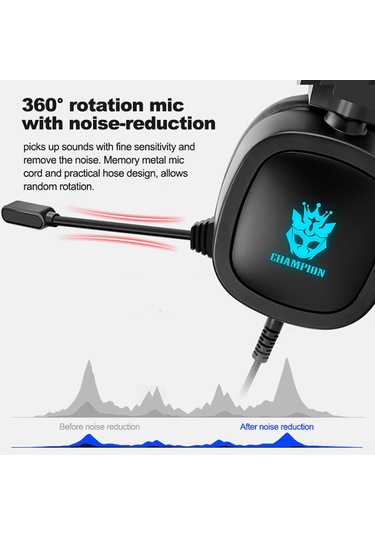Ximistore9 Siyah 7.1 Usb Sanal Surround Kulaklık - Oyuncu İçin Parlak Led Işıklı, Gürültü Engelleme Mikrofonlu, Konforlu Gaming Kulaklık