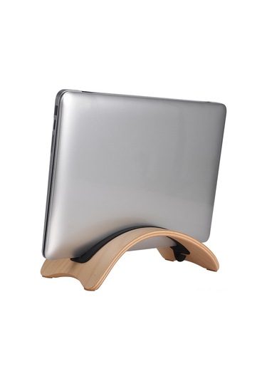 Moveevo  Macbook Uyumlu Pro İçin Ağaçlı Dikey Tutucu - Beyaz Kağıt Ağacı, Dengeleyici Tasarım, Masanızda Yer Tasarrufu Sağlar