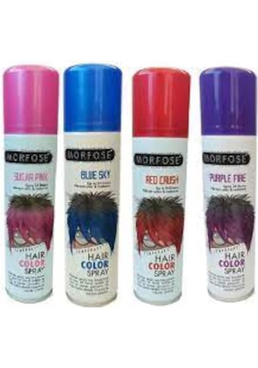Morfose Hair Color Geçici Renkli Saç Spreyi Tüm Renkler