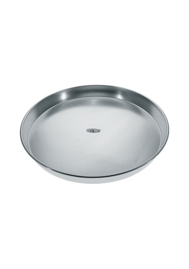 Alüminyum Baklava Börek Tepsisi Kenarlı Fırın Tepsi 40 CM Gümüş