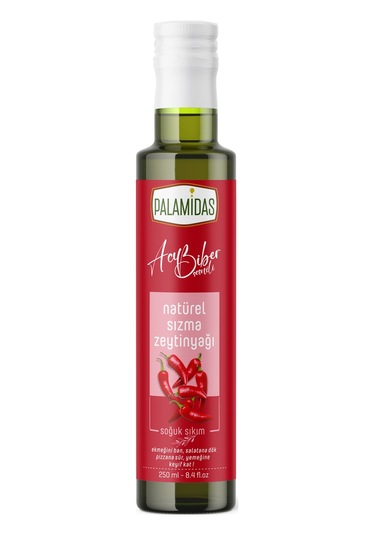 Acı Biber Aromalı Zeytinyağı 250 Gr.