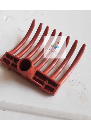 ZEYTİN TIRMIĞI 8 DİŞ  SAPLI VE VİDALI 5 ADET