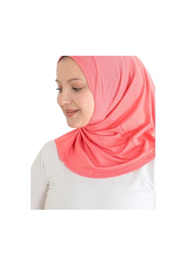 Spor Başörtüsü Kadın Hazır Giyim Türban Viskon Eşarp Şal - Pembe Pembe